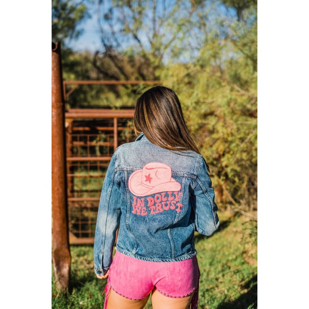 DOLLY WE TRUST DENIM JACKET
